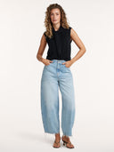 Donkerblauwe gilet kyra