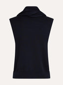 Donkerblauwe gilet kyra