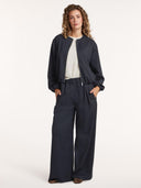 Blauwe pantalon marlon