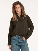 Bruine blouse layla