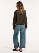 Bruine blouse layla