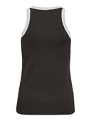 Antraciet tanktop edgecc