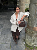 Oversized mavacc power blazer