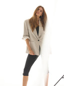 Oversized mavacc power blazer