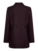 Donkerpaarse blazer almiracc fitted blazer