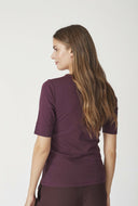 Bordeaux top grannycc embroidery