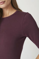 Bordeaux top grannycc embroidery