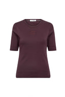 Bordeaux top grannycc embroidery