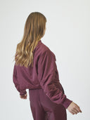 Bordeaux cropped jacket tricecc