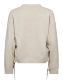Creme trui rowcc string knit