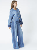 Denim wide leg broek bilbaoc