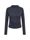 Donkerblauwe fitted top camillacc