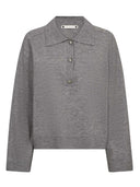 Grijze milacc polo knit