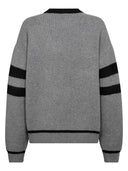Grijze rowcc coco logo knit