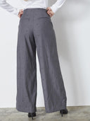 Grijze pantalon sagacc pleat pant
