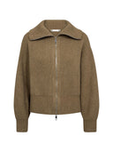 Groen vest met rits rowcc