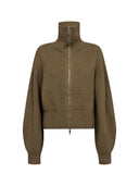 Groen vest met rits rowcc