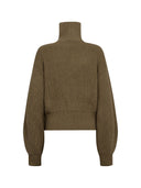 Groen vest met rits rowcc