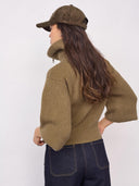 Groen vest met rits rowcc