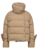 Lichtbruine cropped puffer jacket megancc