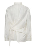Off-white blouse met strikdetail idinacc