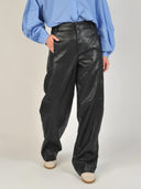 Zwarte kunstleren gittcc ll pant