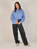 Zwarte kunstleren gittcc ll pant