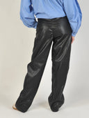Zwarte kunstleren gittcc ll pant