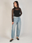 Zwarte longsleeve barbcc