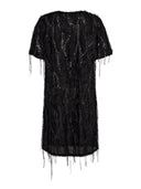 Zwarte mini sequin jurk sillacc