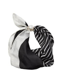 PearlCC Scarf Black Stripe