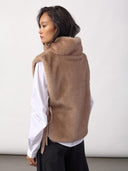 Beige faux fur spencer feracc