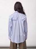 Blauw gestreepte blouse fioracc stripe