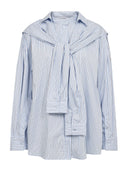 Blauw gestreepte blouse fioracc stripe