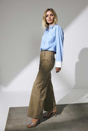 Cropped diviacc balloon shirt