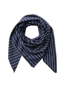 Donkerblauw gestreepte sjaal somocc