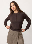 Gewatteerde polo knit corycc