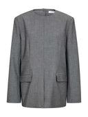Grijze oversized blazer jackycc