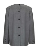 Grijze oversized blazer jackycc