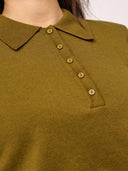 Gewatteerde polo knit corycc
