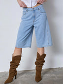 Lichte denim bermuda sharoncc