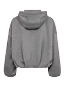 Lichtgrijs sweatvest lancecc balloon hoodie