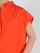 Rode blouse elaracc slit back