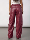 Leren barrel broek gittcc pant