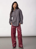 Leren barrel broek gittcc pant