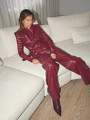 Leren barrel broek gittcc pant
