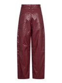 Leren barrel broek gittcc pant