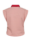 Rood wit gestreepte polo normacc stripe