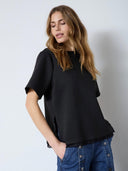 T-shirt met kanten zoom evicc lace tee