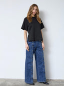 T-shirt met kanten zoom evicc lace tee